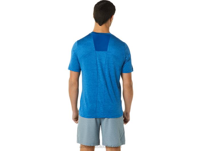 manga curta pr lyte masculina 462T1365 urze do passeio do lago Asics