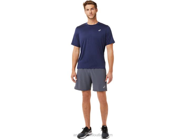 manga curta pr lyte masculina 462T2031 casaco de pavão Asics