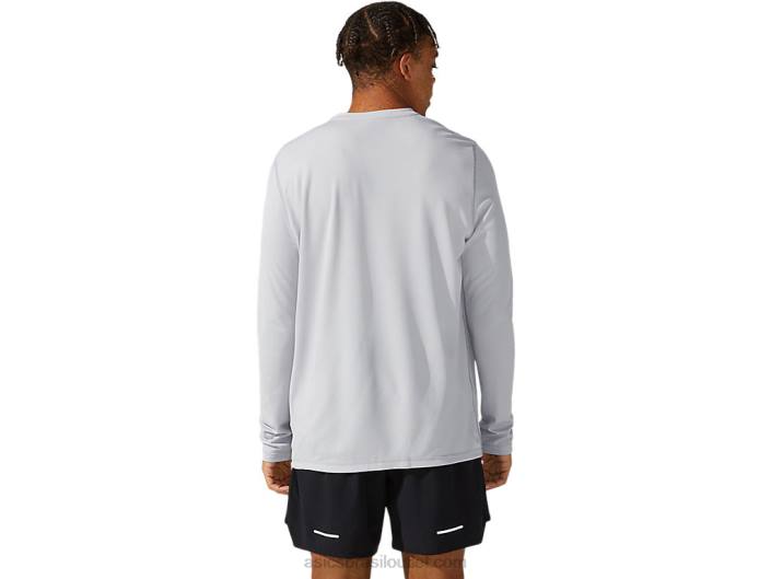 pronto-conjunto masculino ii manga longa 462T1095 cinza médio Asics