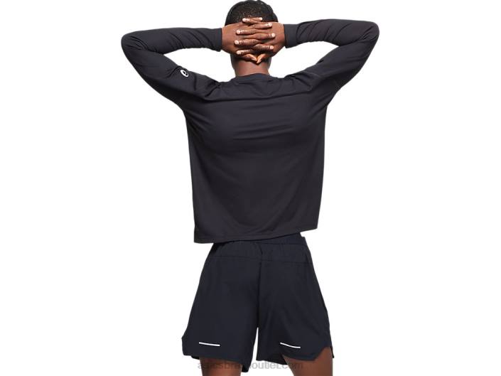 pronto-conjunto masculino ii manga longa 462T842 desempenho preto Asics