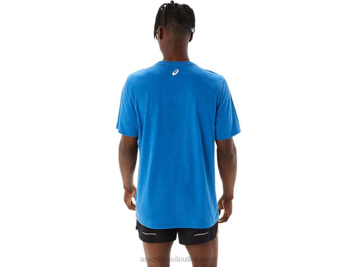propriedade de manga curta de camiseta esportiva 462T1231 urze do passeio do lago Asics