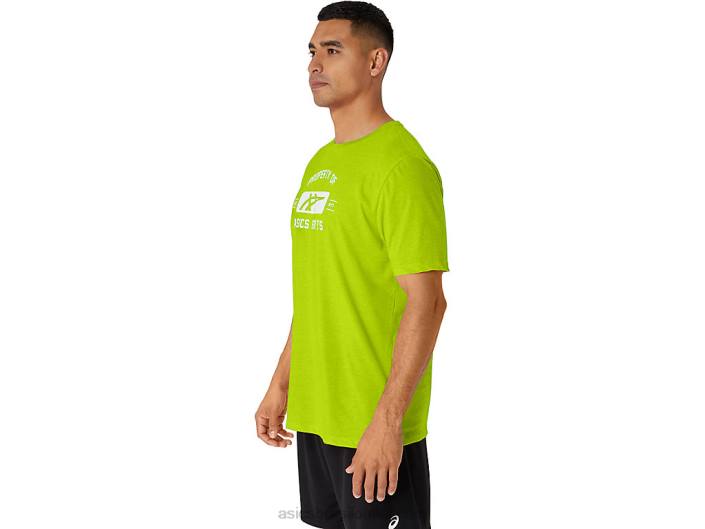 propriedade de manga curta de camiseta esportiva 462T14 raspas de limão Asics