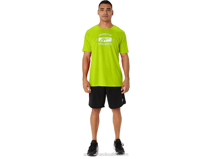 propriedade de manga curta de camiseta esportiva 462T14 raspas de limão Asics