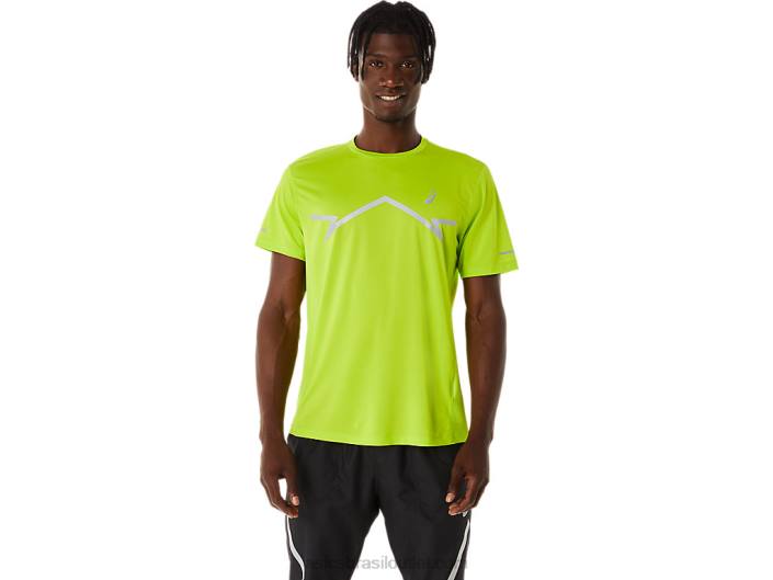 top de manga curta lite-show masculino 462T218 raspas de limão Asics
