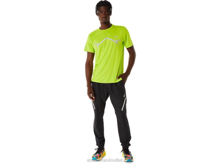 top de manga curta lite-show masculino 462T218 raspas de limão Asics