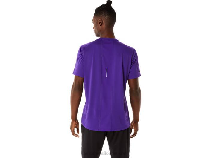 top de manga curta lite-show masculino 462T844 geléia de uva Asics