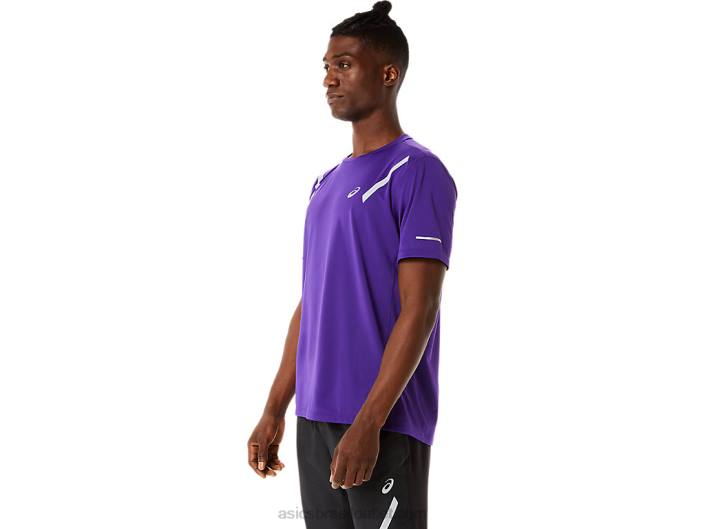 top de manga curta lite-show masculino 462T844 geléia de uva Asics