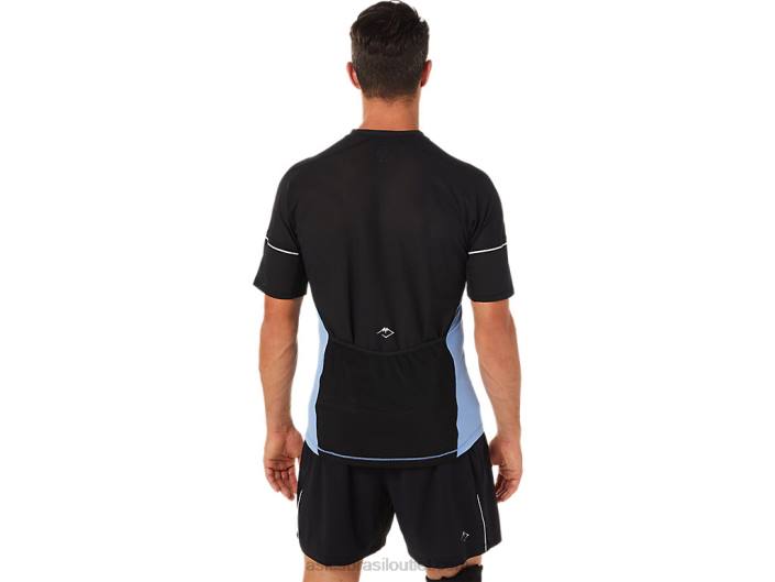top fujitrail masculino 462T1433 azul harmonia/performance preto Asics