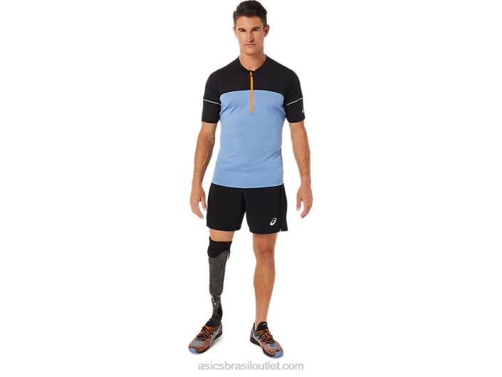 top fujitrail masculino 462T1433 azul harmonia/performance preto Asics
