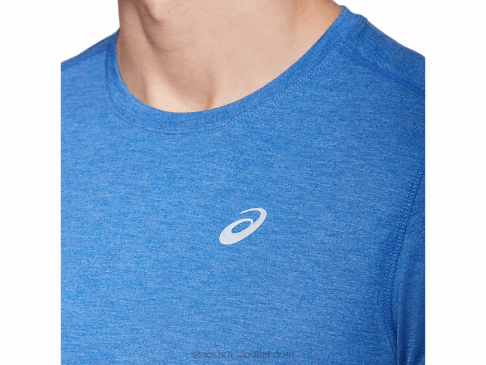 top masculino manga curta dorai 462T2121 urze azul Asics