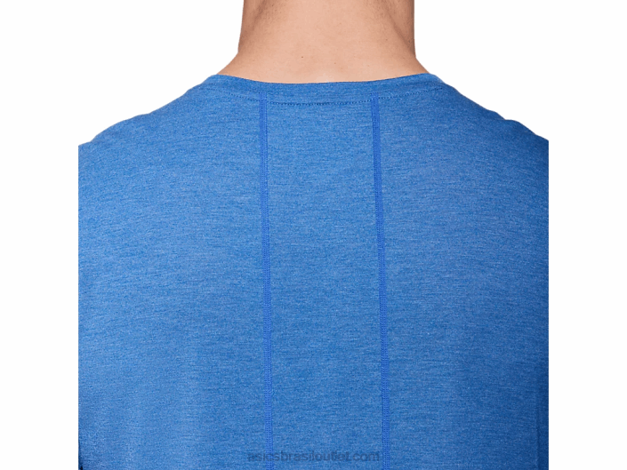 top masculino manga curta dorai 462T2121 urze azul Asics