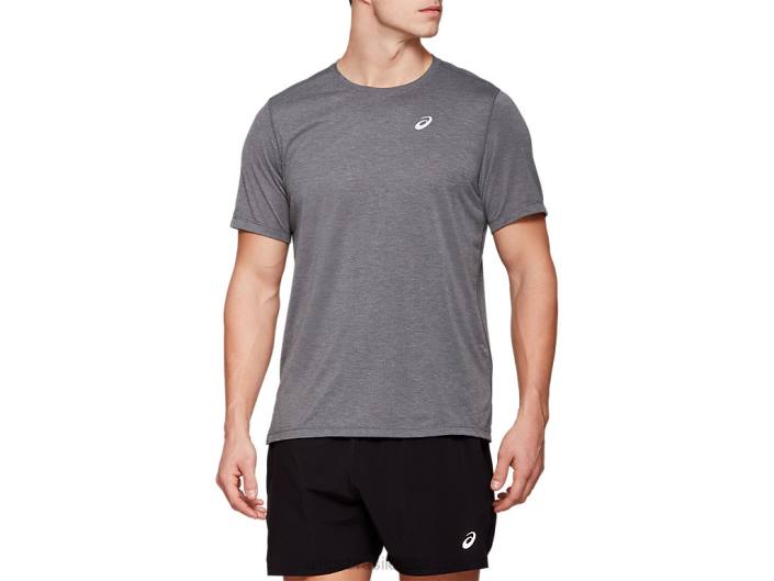 top masculino manga curta dorai 462T2122 urze cinza escuro Asics