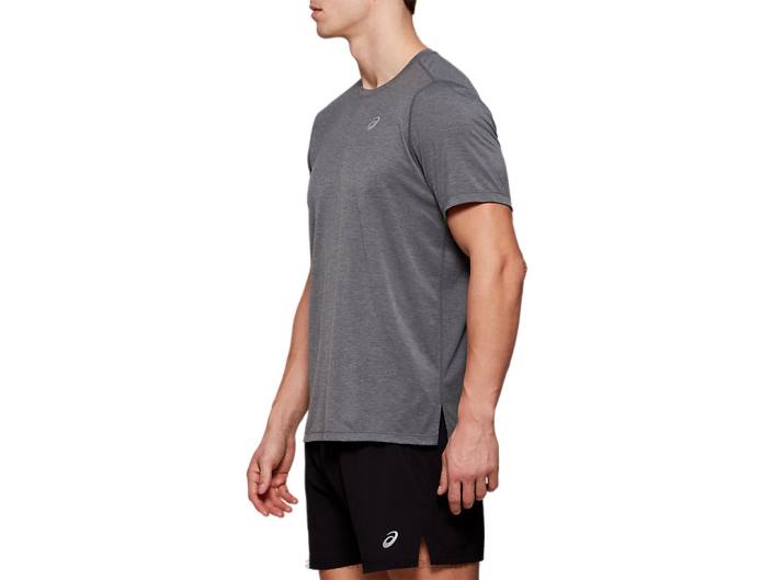 top masculino manga curta dorai 462T2122 urze cinza escuro Asics