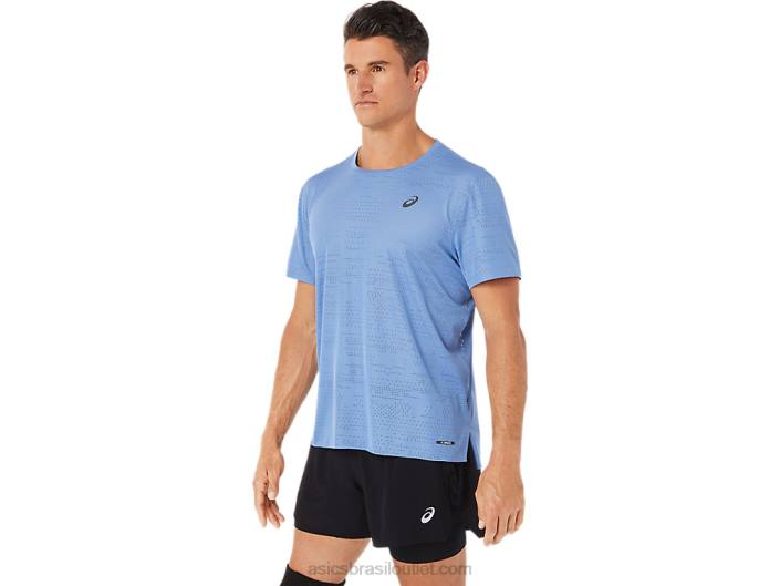 top ventilate actibreeze masculino manga curta 462T1325 harmonia azul Asics