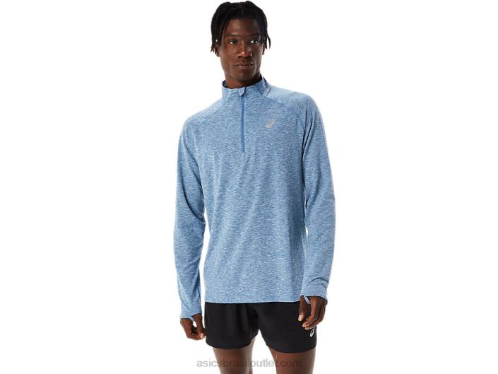 train sana 1/2 zip para homem 462T1084 urze azul Asics