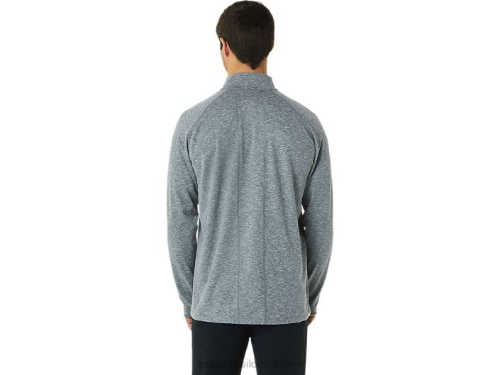 train sana 1/2 zip para homem 462T1414 urze cinza escuro Asics