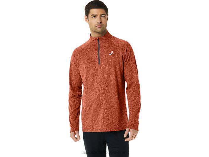 train sana 1/2 zip para homem 462T194 especiaria latte urze Asics