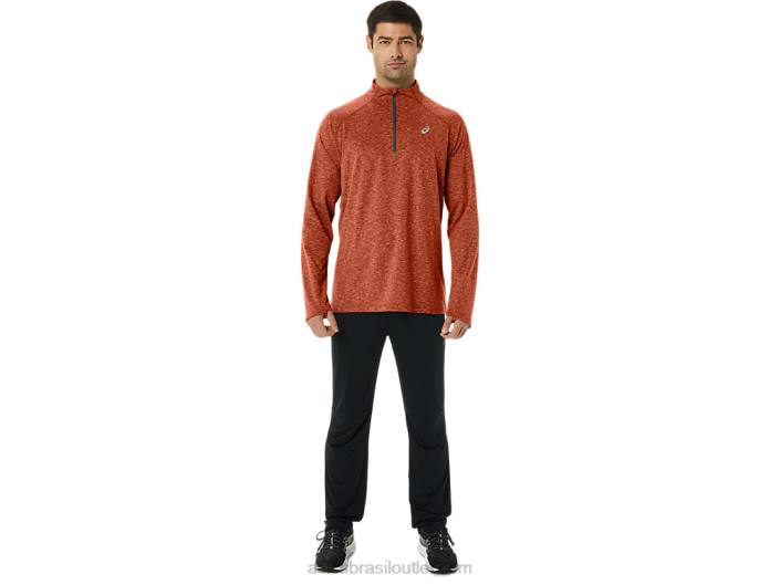 train sana 1/2 zip para homem 462T194 especiaria latte urze Asics