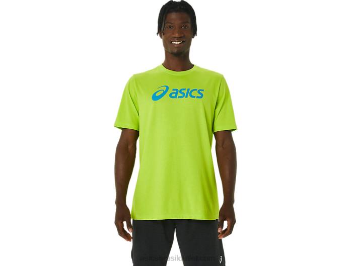 xg camiseta com logo lockup de manga curta 462T1121 raspas de limão Asics