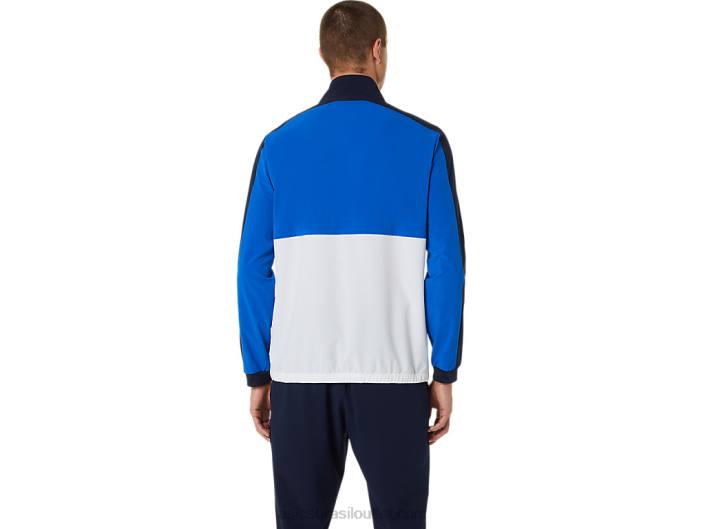 jaqueta de jogo masculina 462T533 atum azul/meia-noite Asics