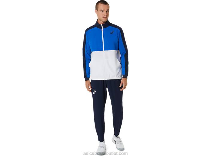jaqueta de jogo masculina 462T533 atum azul/meia-noite Asics