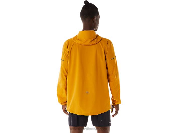 jaqueta impermeável fujitrail masculina 462T545 tempestade de areia Asics