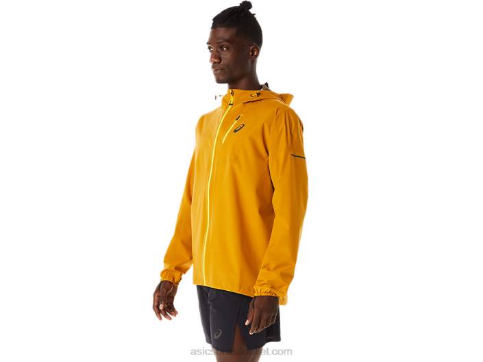 jaqueta impermeável fujitrail masculina 462T545 tempestade de areia Asics