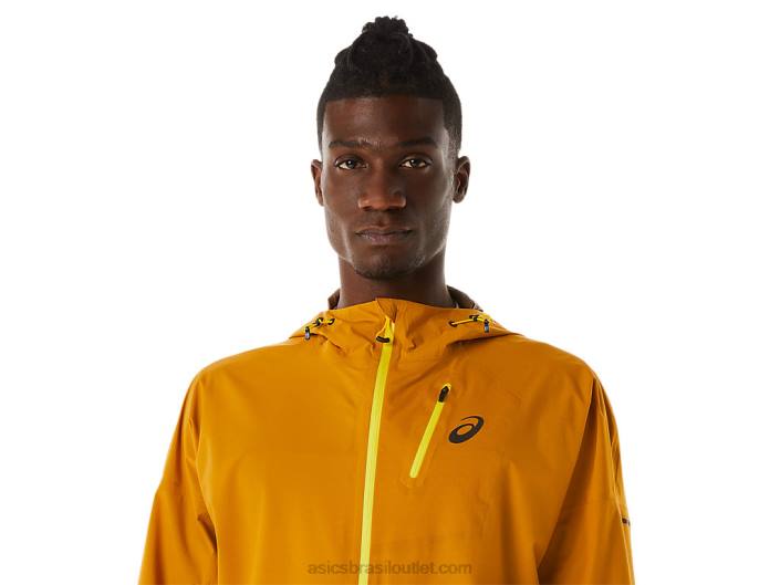 jaqueta impermeável fujitrail masculina 462T545 tempestade de areia Asics