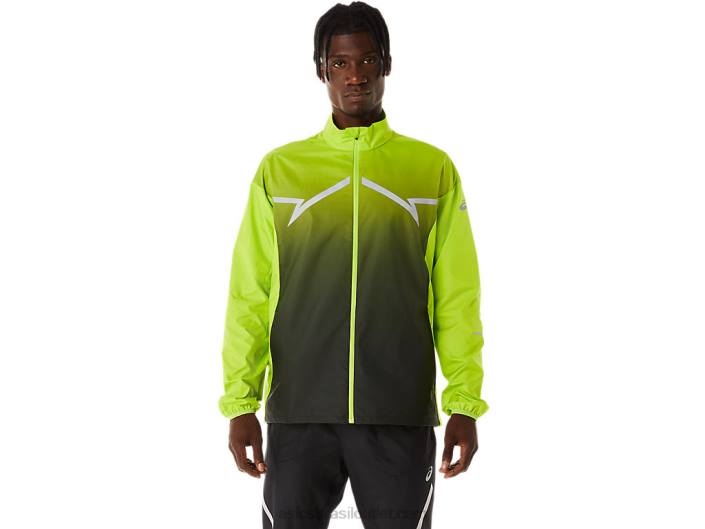 jaqueta lite show masculina 462T238 raspas de lima/performance preta Asics