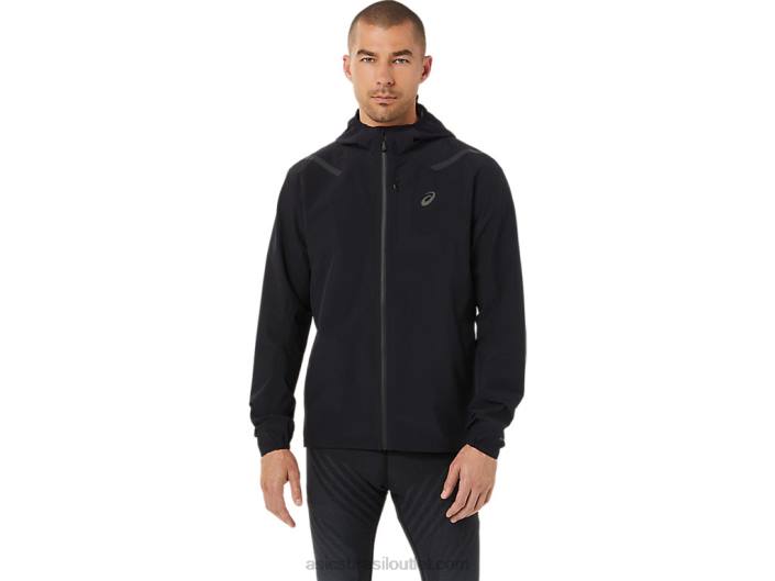 jaqueta masculina acelera impermeável 2.0 462T1353 desempenho preto Asics