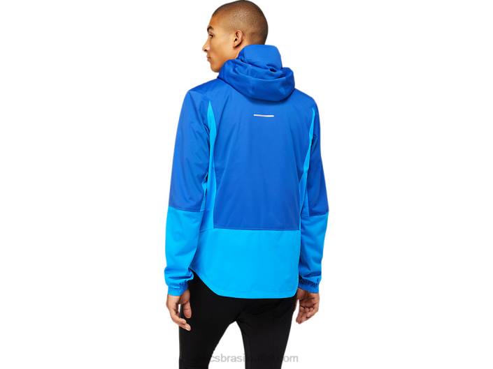 jaqueta masculina acelerada de inverno 462T1615 azul mônaco/azul elétrico Asics