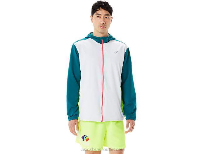 jaqueta pronta masculina color block wc 462T1279 multi Asics