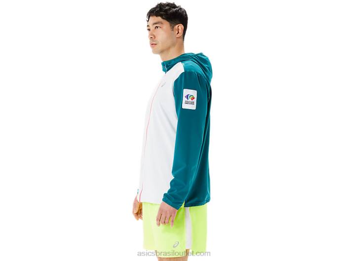 jaqueta pronta masculina color block wc 462T1279 multi Asics