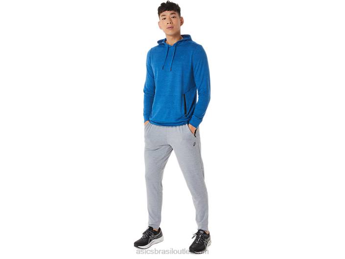 moletom com capuz tecnológico masculino 462T1420 urze do passeio do lago Asics