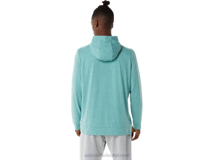 moletom com capuz tecnológico masculino 462T1569 urze salva Asics