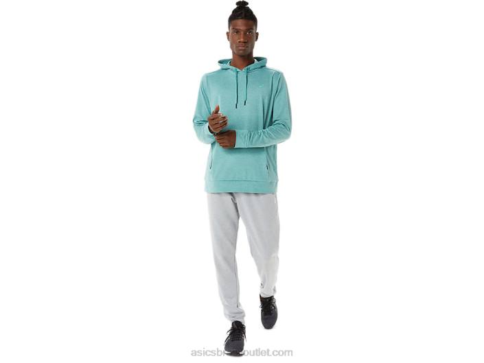 moletom com capuz tecnológico masculino 462T1569 urze salva Asics