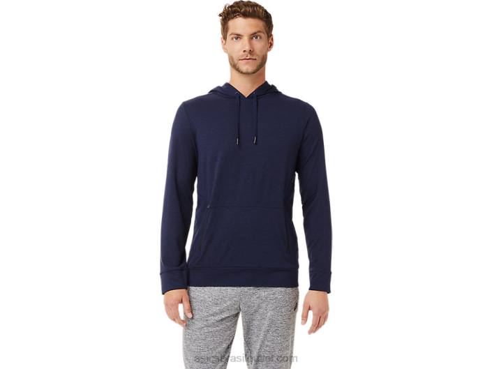 moletom com capuz tecnológico masculino 462T2028 casaco de urze Asics