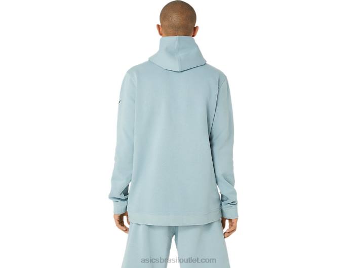 moletom de lã de domingo masculino 462T24 aço leve Asics