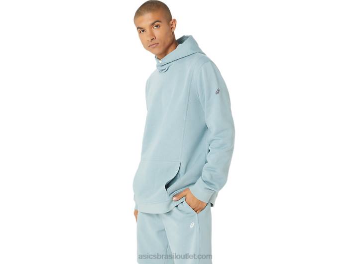 moletom de lã de domingo masculino 462T24 aço leve Asics