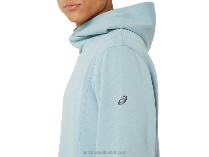 moletom de lã de domingo masculino 462T24 aço leve Asics