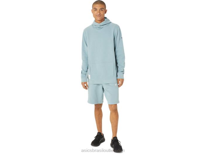 moletom de lã de domingo masculino 462T24 aço leve Asics
