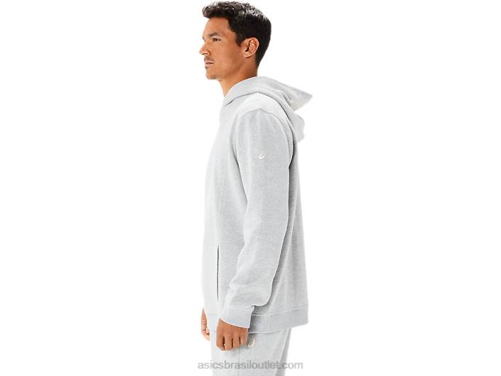 moletom de lã masculino de domingo lam 462T1346 urze cinza claro Asics