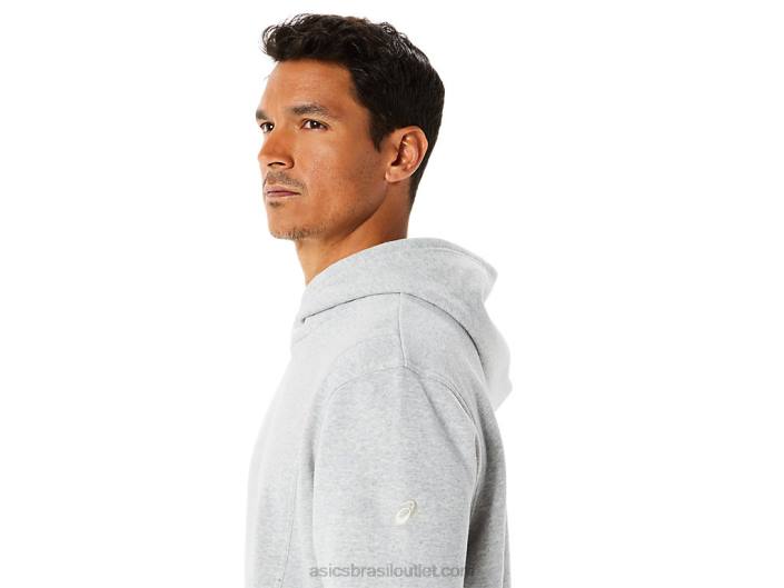 moletom de lã masculino de domingo lam 462T1346 urze cinza claro Asics