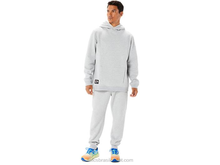 moletom de lã masculino de domingo lam 462T1346 urze cinza claro Asics
