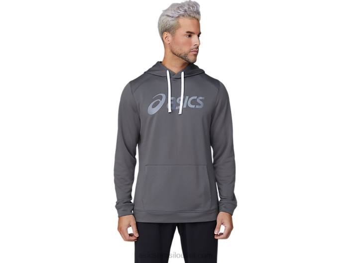 moletom francês terry masculino 462T1807 cinza grafite/metrópole Asics