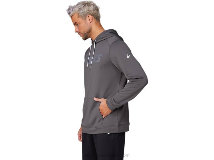 moletom francês terry masculino 462T1807 cinza grafite/metrópole Asics