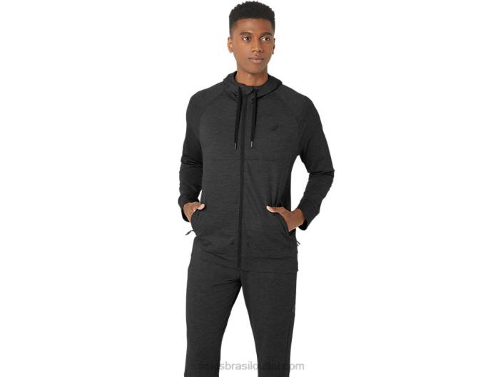 moletom masculino tech fz 2.0 462T303 corante espacial cinza grafite Asics