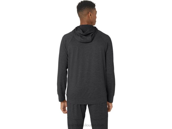 moletom masculino tech fz 2.0 462T303 corante espacial cinza grafite Asics