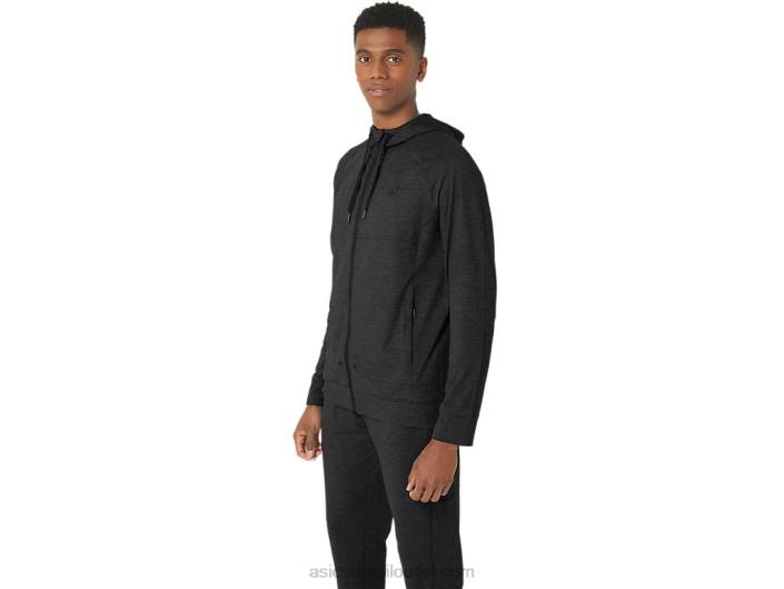 moletom masculino tech fz 2.0 462T303 corante espacial cinza grafite Asics