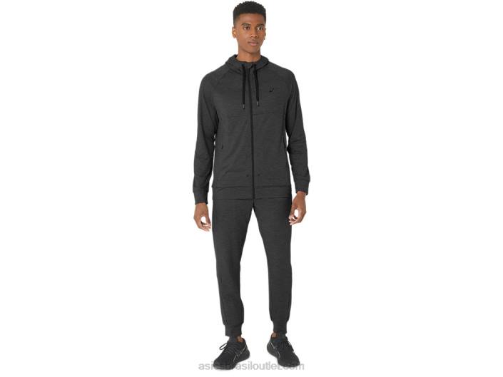 moletom masculino tech fz 2.0 462T303 corante espacial cinza grafite Asics